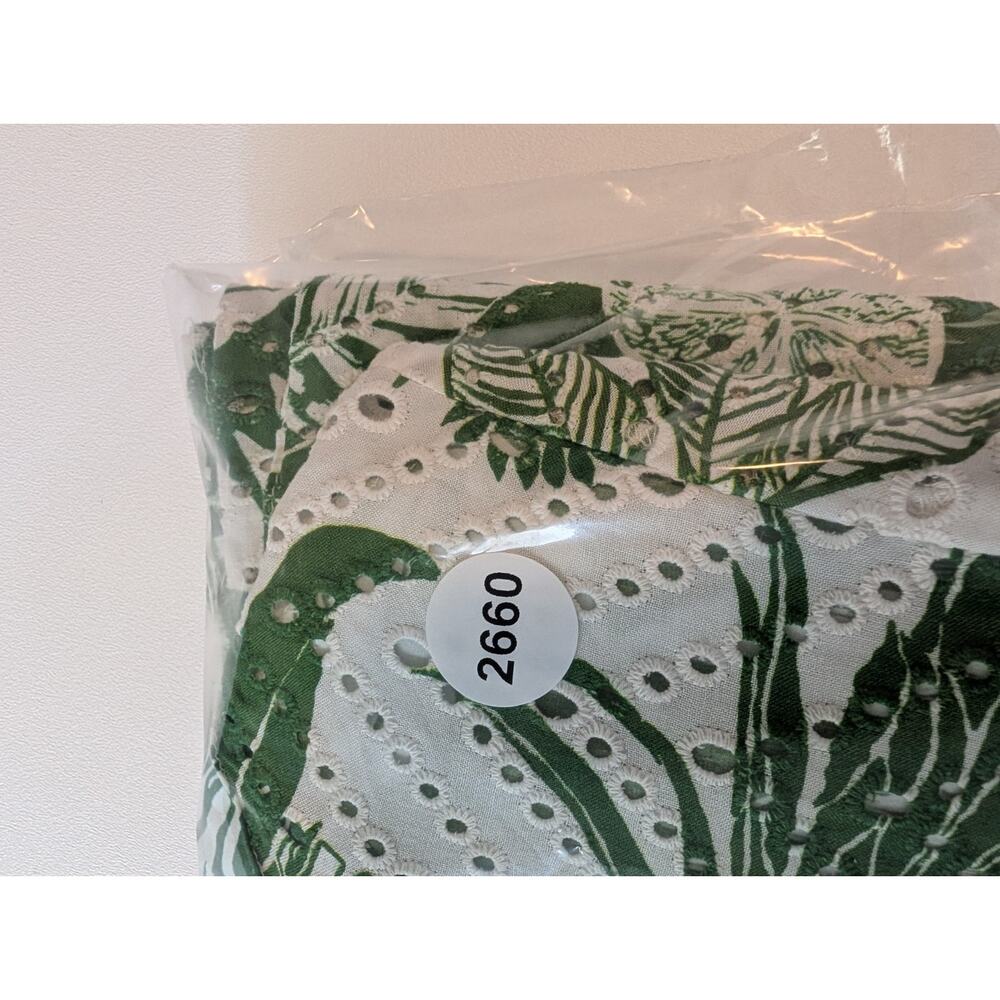 NEW Anthropologie Farm Rio Forest Soul Short Sleeve Midi Dress Small - Picture 11 of 11